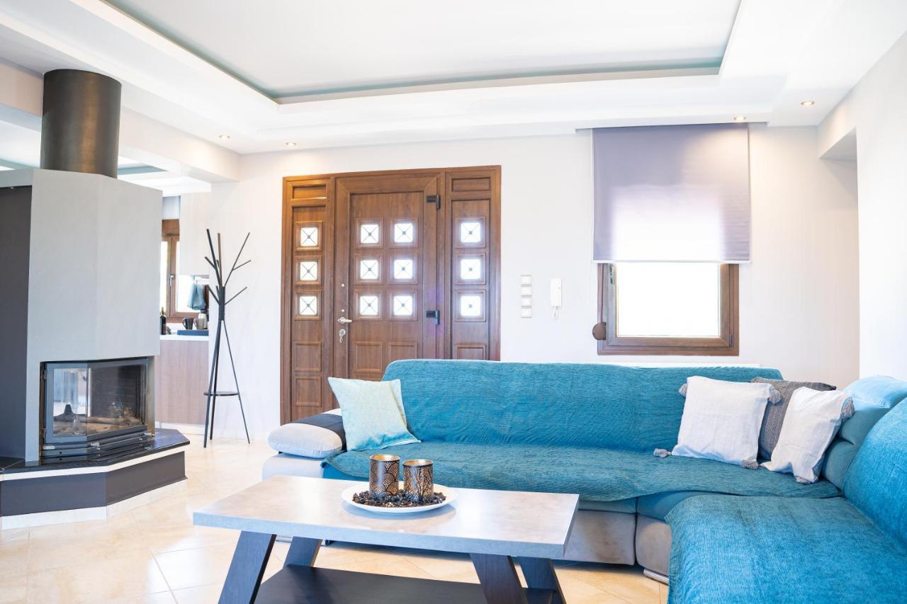 Luxury Apartments Platanion Bagian luar foto