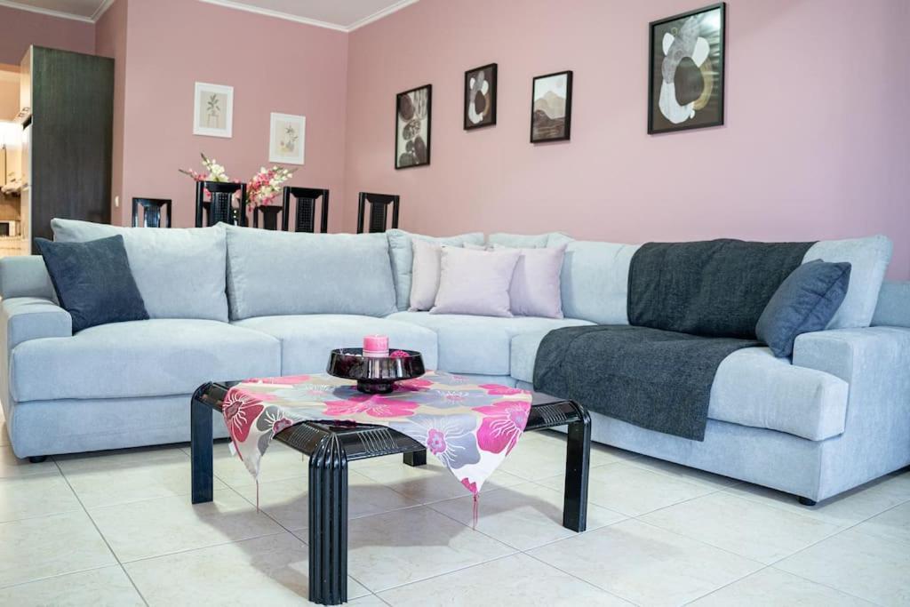 Luxury Apartments Platanion Bagian luar foto